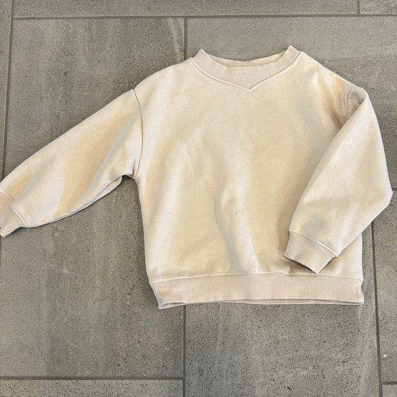 Zara Boys Beige Sweatshirt, Sz 3-4 Years - Picture 2 of 5